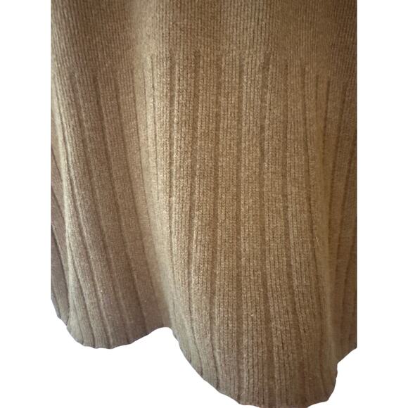 Nili Lotan Everett Wool Cashmere Turtleneck Sweater Dress M Chestnut - Picture 8 of 10